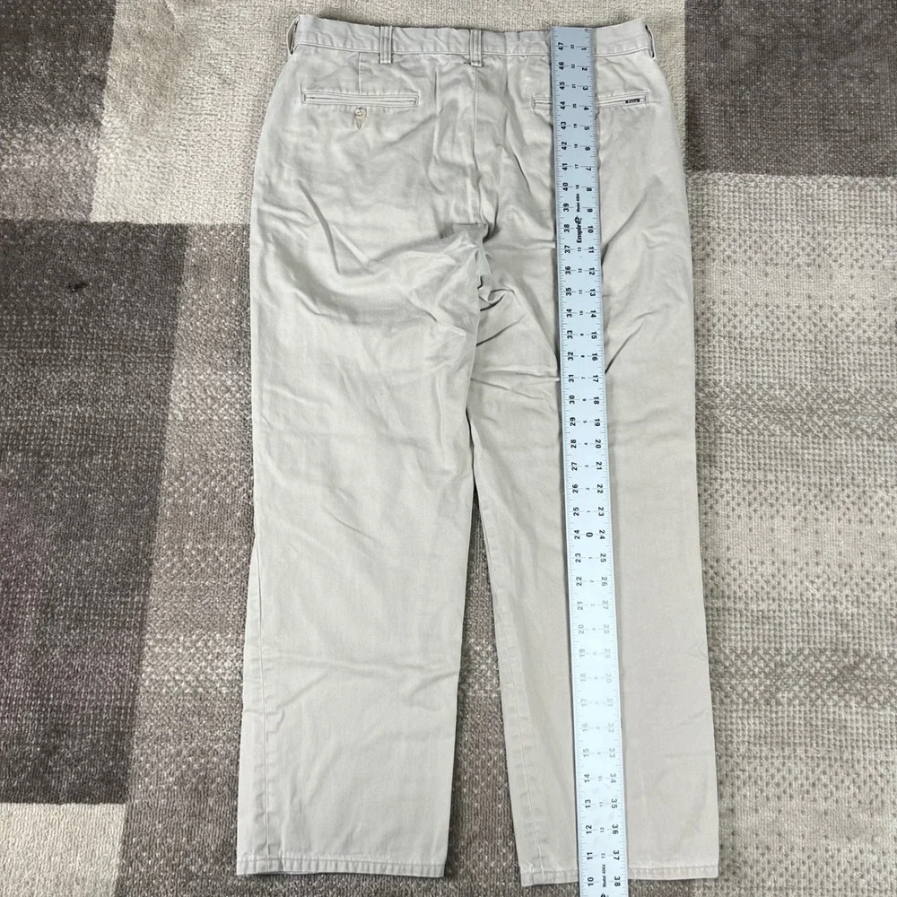Polo Ralph Lauren Mens Chino Pants Khaki‎ Flat Front Classic Fit Size 36x30